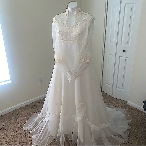 Vintage Dresses Vintage 97s Union Made Ethereal Bohemian Daisy